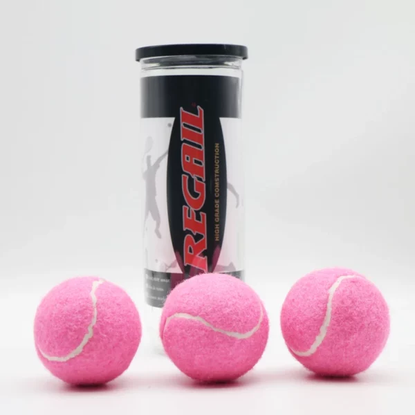 Balles Padel entrainement Regail Rose (3 pieces)